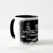 Le porte-avions Theodore Roosevelt Mug (Devant gauche)