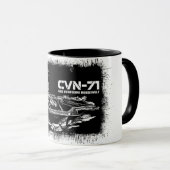 Le porte-avions Theodore Roosevelt Mug (Devant droit)