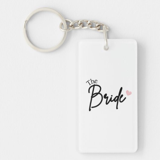 Le porte-clés de la mariée - Cadeau de shower de m (Devant)