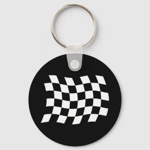 Le porte-clés Drapeau à damier
