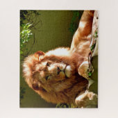 Le portrait du roi lion, puzzle (Vertical)