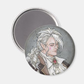 Le Portrait Du Vampire Magnet gothique (Recto/Verso)