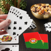 Le Portugal drapeau du Jeu de cartes (In Situ)