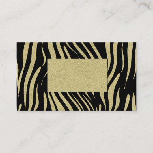 Le poster de animal barre des cartes de visite de (Devant)