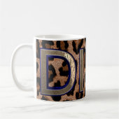 Le Poster de animal Leopard Diva cite Mug (Gauche)
