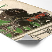 Le poster vintage écossais volant (Coin)