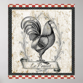 Le Poulet  Chicken Poster