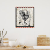 Le Poulet Chicken Poster (Keuken)