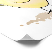 Le poulet drôle était une affiche d'oeufs de Pâque (Coin)