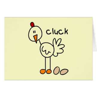 Le poulet indique des T-shirts et des cadeaux de