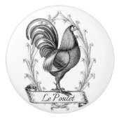 "Le Poulet" Keramische Knop (Voorkant)