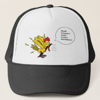 Le poulet parle le casquette