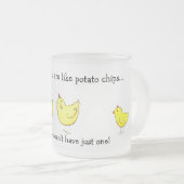 Le poulet sont comme la tasse de pommes chips (Devant droit)