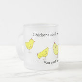 Le poulet sont comme la tasse de pommes chips (Devant gauche)