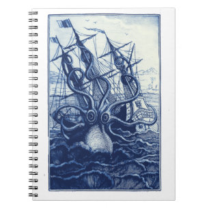 Le Poulpe Colossal 1801 Blauw Notitieboek