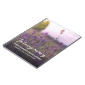 Le pourpre fleurit | dans le livre affectueux (Côté gauche)