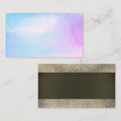 Le pourpre opacifie le carte de visite spirituel (Devant / Derrière)