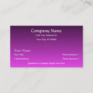 Le pourpre rose de concepteur se fanent des cartes