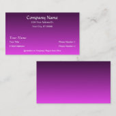 Le pourpre rose de concepteur se fanent des cartes (Devant / Derrière)