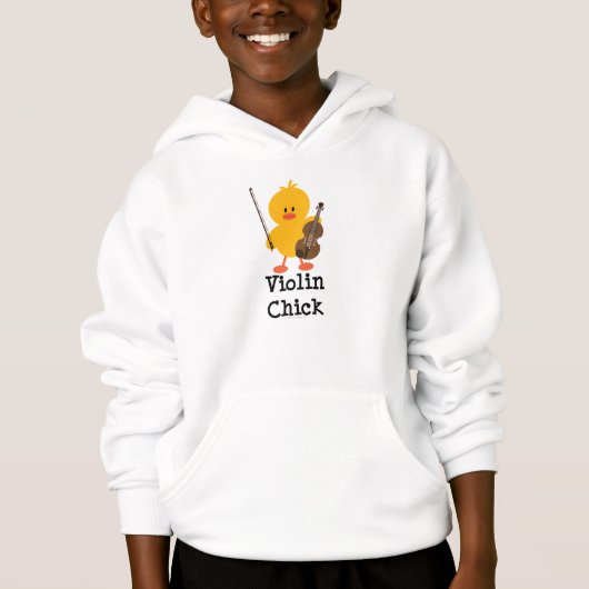 Le poussin de violon badine le sweatshirt à (Devant)
