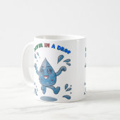 Le pouvoir dans une goutte - Mug inspirationnel à (Devant gauche)