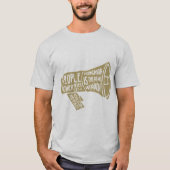 Le pouvoir des gens ne ment jamais T-shirt (Devant)