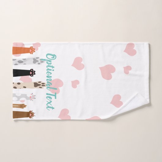 Le pouvoir des pattes (Serviette à main)