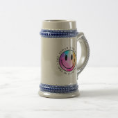 LE POUVOIR D'ÊTRE HEUREUX SMILE BEER MUG (Devant droit)