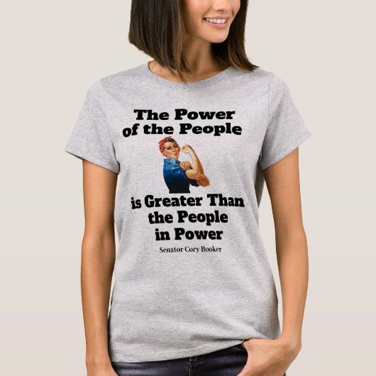 Le pouvoir du T-shirt du peuple (Devant)