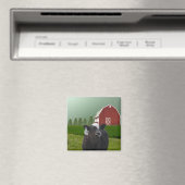 Le premier aimant de Noël d'un veau (In Situ (Lave-vaisselle))