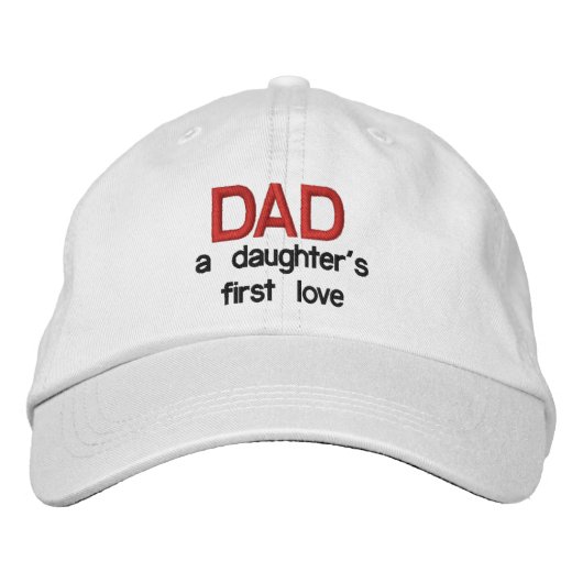 Le premier amour de papa une fille - Casquette aju (Devant)