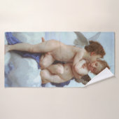 Le premier baiser, Amor et Psyche, Bouguereau (Serviette de bain)