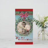 LE PREMIER MODÈLE PHOTO DE LA COURONNE DE NOËL DE  (Debout devant)