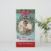 LE PREMIER MODÈLE PHOTO DE LA COURONNE DE NOËL DE  (Debout devant)