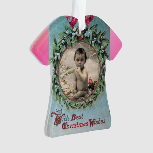 LE PREMIER MODÈLE PHOTO DE NOËL DE BÉBÉ, CERAMIC O (devant)