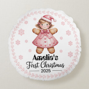 "Le premier Noël du bébé Coussin - modifiable