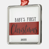 LE PREMIER ORNEMENT DE NOËL DE BÉBÉ (Gauche)