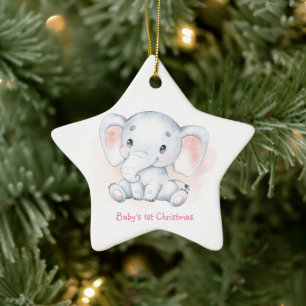 LE PREMIER ORNEMENT DE NOËL DE BÉBÉ
