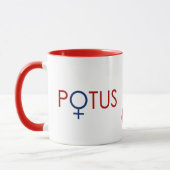 Le premier Président Mug de femme (Gauche)