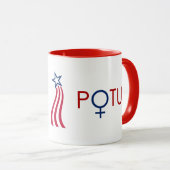 Le premier Président Mug de femme (Devant droit)