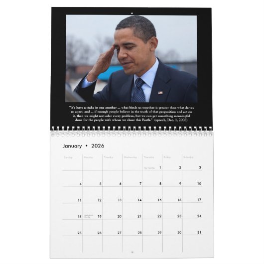 Le Président Barack Obama cite le calendrier 2013 (Jan 2026)