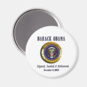 LE PRÉSIDENT BARACK OBAMA MAGNET (Recto/Verso)