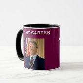 Le Président Carter Portrait et tasse de faits (Devant gauche)