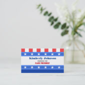 Le Président cartes de visite de classe (Debout devant)