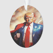 Le président Donald J Trump - Ornement acrylique (devant)
