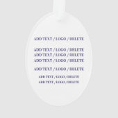 Le président Donald J Trump - Ornement acrylique (dos)