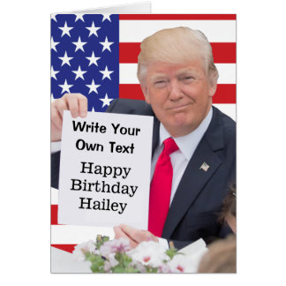 Le président Donald Trump - Écrivez votre propre t