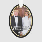 Le président Donald Trump & Melania 2023 (dos)