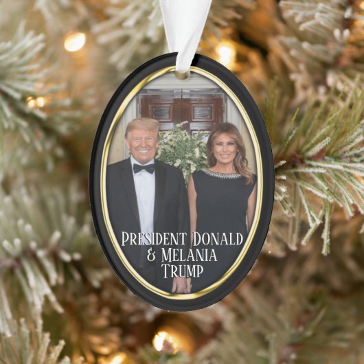 Le président Donald Trump & Melania Christmas (Arbre)