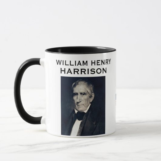 Le Président Harrison, tasse de William Henry (Gauche)